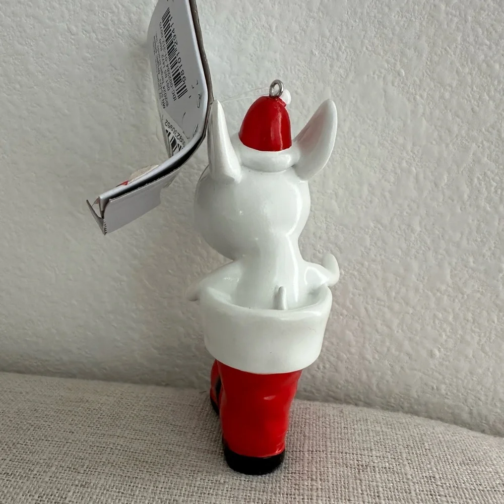 2024 NWT Target bullseye dog Christmas holiday ornament